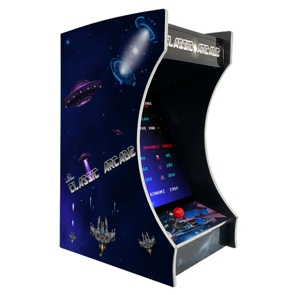 Game Classics 2 Player Plugin Tabletop Arcade Machine with 60 Games